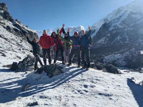 Le camp de base nord-est du Kangchenjunga