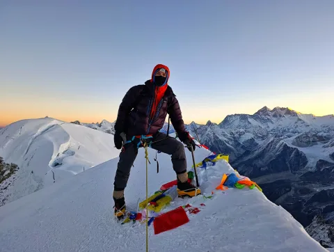 Mera Peak Summit 6476 meters.